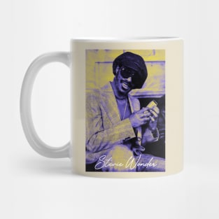 Stevie Wonder Neon Purple Mug